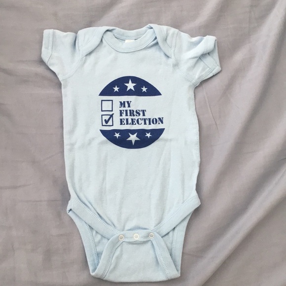 Baby Blue “My First Election Onesie”​ - Picture 1 of 1